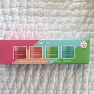 LANEIGE Lip Sleeping Mask EX Set - Red, Pink, Orange, Green